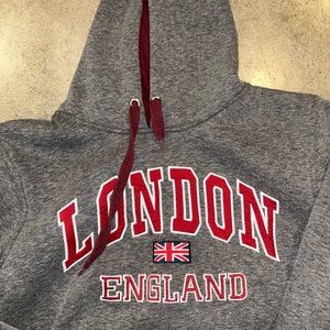 Gray London England Hoodie